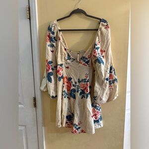 Free People Francesca Mini Dress, featuring a floral print, small
